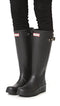 WFT1000RMA Hunter Women's Original Tall Rain Boot Black Size 7 Like New