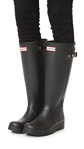 WFT1000RMA Hunter Women's Original Tall Rain Boot Black Size 7 - Like New