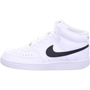 DN3577101 NIKE MEN'S COURT VISION MID SNEAKERS White Black White SIZE 11 - Like New