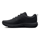 UNDER ARMOUR WOMEN'S CHARGED ASSERT 10 - SIZE 8 - BLACK / BLACK / BLACK - Like New