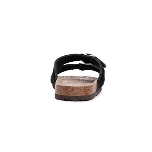 16450-001 MUK LUKS MARLA WOMENS SANDAL BLACK SIZE 11 - Like New
