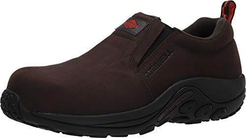 J099319W MERRELL WORK JUNGLE MOC LEATHER COMPOSITE TOE ESPRESSO - Scratch & Dent