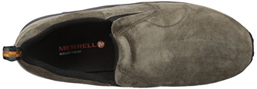 MERRELL MEN'S JUNGLE LEATHER SLIP-ON SHOE - SIZE 12 - GUNSMOKE - Like New