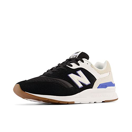 NEW BALANCE 997H V1 MEN'S CLASSIC SHOES, SIZE 7.5, BLACK/SEA SALT - Like New