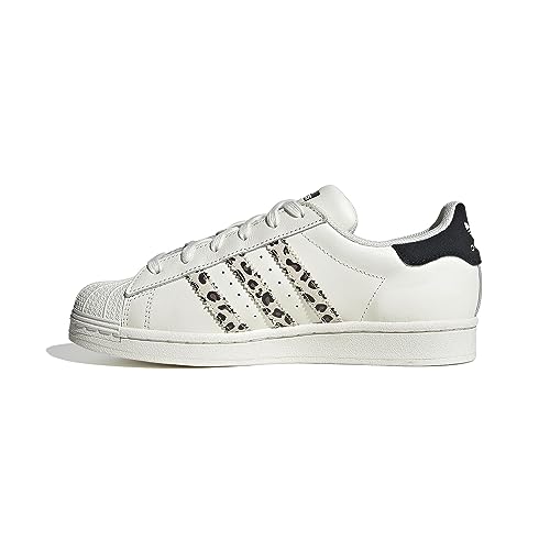 IF7615 Adidas Women's Superstar Sneaker Off White/Black/Off White SIZE 8 Like New