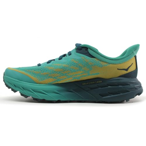 1123158 HOKA ONE ONE WOMANS SPEEDGOAT 5 DEEP TEAL WATER GARDEN Size 8.5 Like New