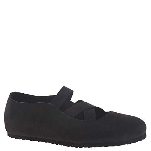 BIRKENSTOCK WOMEN'S SANTA ANA BLACK NUBUCK - SIZE 5 US WOMEN - Scratch & Dent