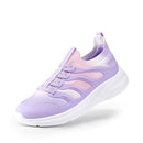DREAM PAIRS Boys Girls Shoes Kids Tennis Slip on Footwear Running - Purple/Pink - Brand New