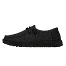 HEY DUDE SLIP-ON WOMEN'S 9 SHOES, SOX MICRO TOTAL BLACK, SIZE 9 - Like New