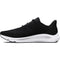 Under Armour Women's Charged Pursuit 3 Big Logo Black/Black/White Size 7 Like New