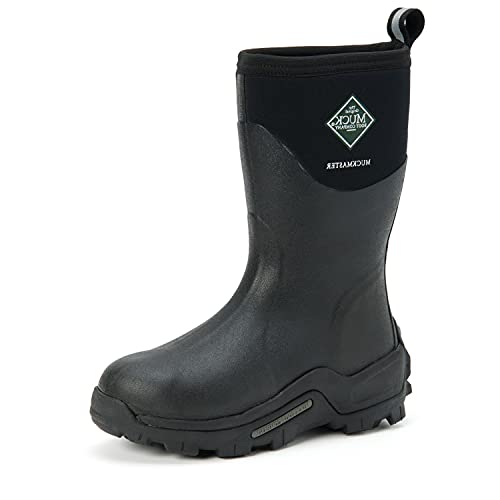 MMM500A MUCK BOOT UNISEX MMM-500A MUCKMASTER MID - SIZE 11M / 12W - BLACK Like New