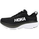HOKA ONE ONE HOKA MEN'S BONDI 8 SHOES, SIZE 10, BLACK/WHITE - Like New