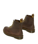 DR. MARTENS UNISEX-ADULT CRAZY HORSE LEATHER SHOES - BROWN - SIZE 5 WOMEN/4 MEN Like New