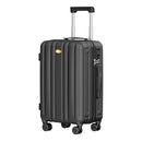 CARRY ON LUGGAGE 22X14X9 AIRLINE APPROVED HARD SUITCASES SPINNER WHEELS - BLACK - Like New