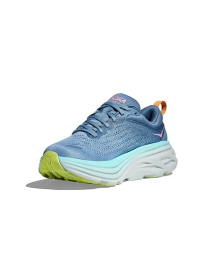 1127952 HOKA ONE ONE Women Bondi 8 Textile Cloud Shadow Dusk Size 8.5 - Like New