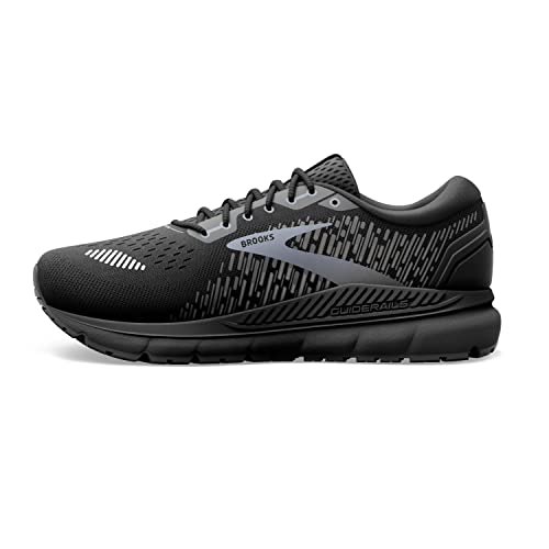 BROOKS MEN'S ADDICTION GTS 15 SUPPORTIVE RUNNING SHOE BLACK/BLACK/EBONY SIZE 12 - Like New