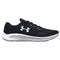 UNDER ARMOUR WOMEN'S CHARGED PURSUIT 3 - SIZE 9 - BLACK/ WHITE Like New