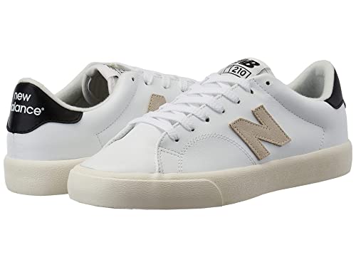 NEW BALANCE MEN'S 210 PRO COURT SHOES, SIZE 8, WHITE/BLACK Like New