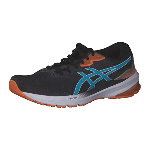 1011B354 ASICS Men's GT-1000 11 Running Shoes Black/Island Blue Size 9.5 Like New