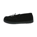 2382M BEARPAW MEN'S MOC II WIDE SLIPPERS SIZE 10 Wide, BLACK Like New