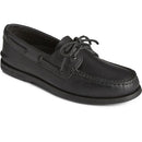 SPERRY MEN'S AUTHENTIC ORIGINAL 2-EYE BOAT SHOE - BLACK - SIZE 8.5 - Like New