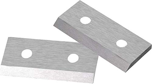 SUPERHANDY WOOD CHIPPER SHREDDER MULCHER REPLACEMENT BLADE SET (QTY 2) - STEEL Like New