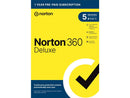 Norton 360 Deluxe 2024 - 5 Devices - 1 Year with Auto Renewal - Key Card