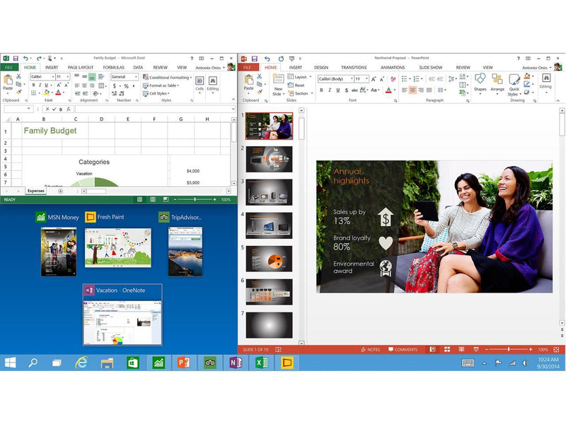Microsoft Windows 10 Home - Full Version (32 & 64-bit) / USB Flash Drive