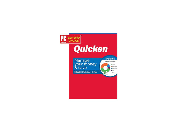 Quicken Deluxe Personal Finance - Manage your money and save - 1-Year
