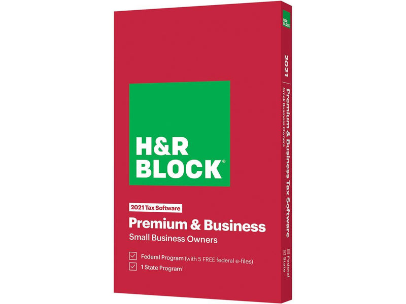 H&R BLOCK TAX SOFTWARE PREM&BSN 21