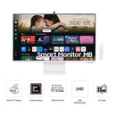 SAMSUNG 32-Inch M8 (M80D) Series 4K UHD Smart Monitor LS32DM801UNXZA - White - Like New
