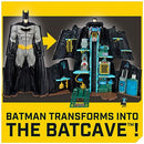 Batman, Bat-Tech Batcave, Giant Transforming Playset with Exclusive 4” Batman - Like New
