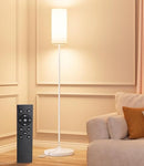 LUCKYSTYLE LED FLOOR LAMP, DIMMABLE STANDING LAMPS, FOOT SWITCH - BLACK - Like New