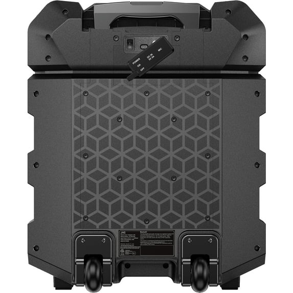 JVC TRAILGATOR 120 RUGGED PORTABLE SPEAKER - BLACK - Like New