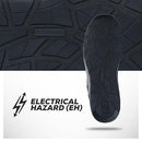 MUELEHBG NEW BALANCE MEN'S ELITE LITE ELECTRICAL HAZARD SHOES BLACK/GRAY 9.5 - Like New