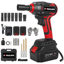 SHAWLAM CORDLESS IMPACT WRENCH 1/2 INCH IMPACK GUN 21V IMPACT DRIVER - RED - Like New