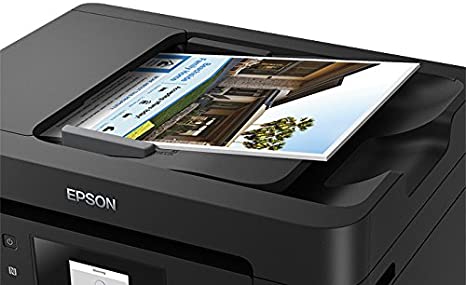 Epson WorkForce Pro Printer 4-in-1 Wi-Fi/Print/Copy/Scan/Fax WF-4734 - Black Like New