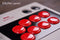 8bitdo Arcade Stick Switch/Windows Arcade Stick Support Wireless 80FE - Tan/Red - Like New