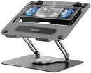 METFUT LAPTOP COOLING PAD WITH DETACHABLE FAN & COOLER CHANGE HEIGHT ANGLE BLACK - Like New