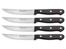 WÜSTHOF 4 PIECE GOURMET STEAK KNIFE SET BLACK 1125060403 - Like New