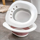 Sitz Bath for Toilet Hemorrhoids Wash (B0874VMFHS) - MissZM (Pink) - Brand New