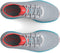 Under Armour W HOVR Sonic 5 Womens Halo Gray/Electric Tangerine Size 10 Like New