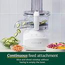CUISINART 9 CUPS 350W FOOD PROCESSOR CONTINUOUS REVERSIBLE - WHITE - Brand New