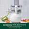 CUISINART 9 CUPS 350W FOOD PROCESSOR CONTINUOUS REVERSIBLE - WHITE - Brand New