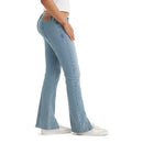 LEVI'S WOMEN'S SUPERLOW SEAMED BOOT JEANS SIZE WOMEN 26 X 32 - THE SMALL IDEA - Brand New