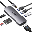 MOKiN USB C Hub Adapter for MacBook Pro/Air 7 in 1 USB C Hub MUC0401 - Like New
