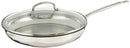 CUISINART 12" SKILLET GLASS COVER CHEF'S CLASSIC COLLECTION - STAINLESS STEEL - Like New