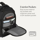SWISSGEAR TRAVEL TECH PRO LAPTOP BACKPACK 16” SCANSMART TSA FRIENDLY - BLACK - Like New