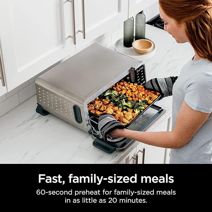 Ninja FT205CO Digital Air Fry Pro Countertop 8in1 Oven Extended - Scratch & Dent