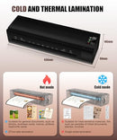 CHILINO 13 INCH LAMINATOR MACHINE A-3 9-IN-1 THERMAL LAMINATOR - GLOSSY BLACK - Like New